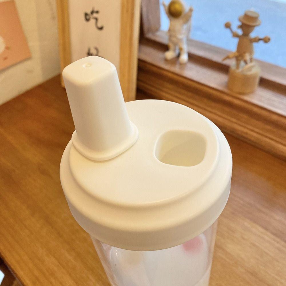 Student Large-capacity Straigh Drinking Portable Straw Cup Drink Cup Water Bottle Plastic Kettle