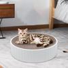 Круглая когтеточка из картона со сменным сердечником для ухода за мебелью И