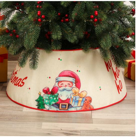 Sequin Christmas Tree Skirt: Round, Four-Cornered, Six-Cornered, Twelve-Cornered Designs