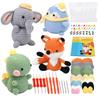 RM Knitting Crochet Kits for Cute Animal Crochet Craft Crochet Crochet Crochet Kits for Elephant Styles Kits, Beginners, Kits, Hooks, Yarn, Needles,