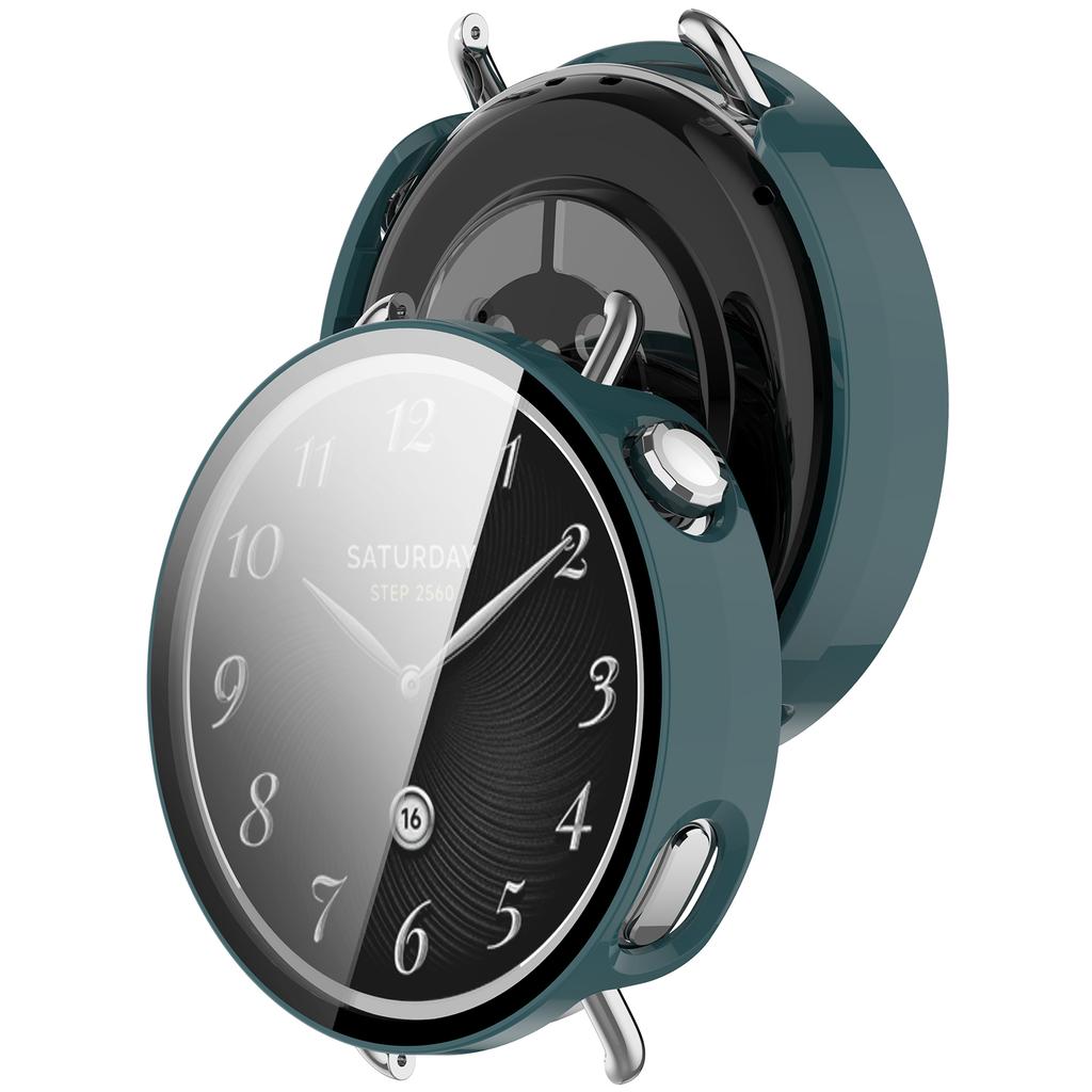 Защитный чехол для Xiaomi Watch S4 41 мм, защитная пленка для экрана Mi Watch S4 41 мм, чехол 2 в 1 из поликарбоната + защитная пленка из закаленного стекла.