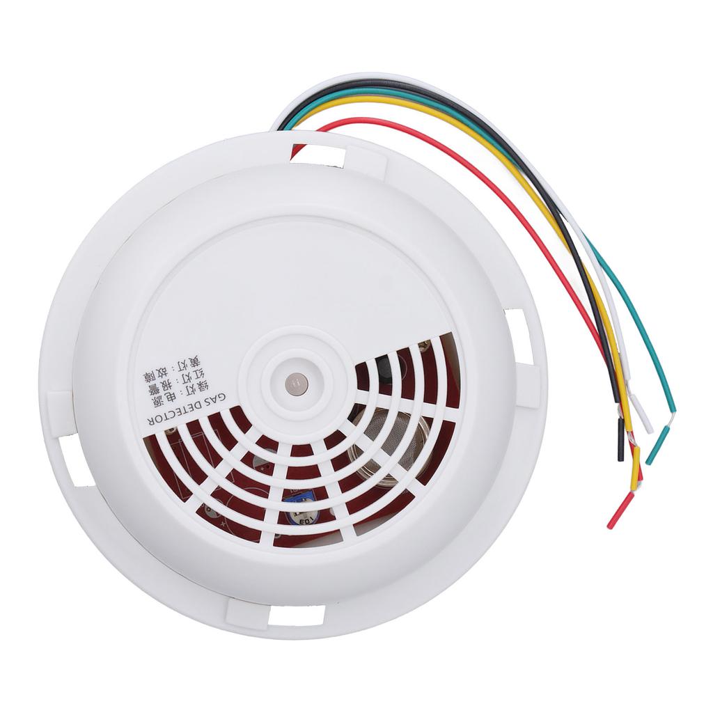 Детектор природного газа ABS Потолочная сетевая сигнализация Звуковое и световое оповещение Газовая сигнализация для дома Safe 12?28В