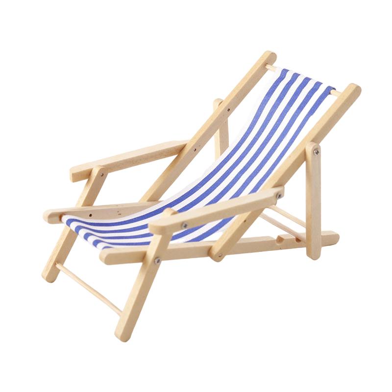 1:12 кукольных мини-складных пляжных стульев, модель шезлонга, кукольная мебель, украшения, микросцены, строительные реквизиты