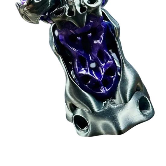 Yousheng 3D Printed Manipulator Mechanical Arm with Movable Finger Joints Articulated Robotic Hand for Robot Cyberpunk Fans