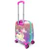 coral high Детский розовый водный зеленый детский чемодан с рисунком единорога для девочек 16704