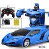 1:18 Remote Control Transforming Car Induction Transforming Robot Rc Car Children Racing Car Model