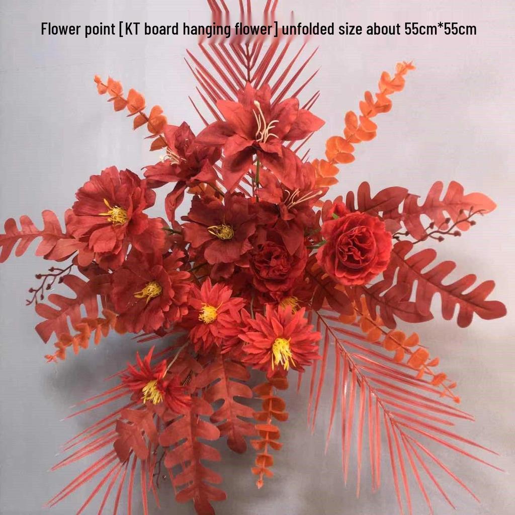 Большой набор для украшения свадебной дорожки и Т-сцены из шелковых цветов