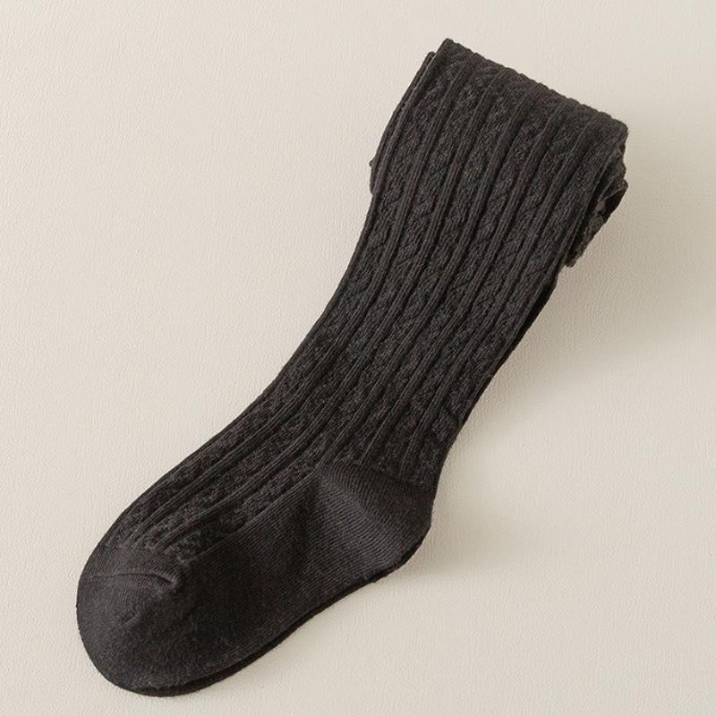 Chic Simplicity Kids Girl Pantyhose Fashion Solid Color Korean Legging Stocking for Children Autumn Spring Thicken Cotton Tights