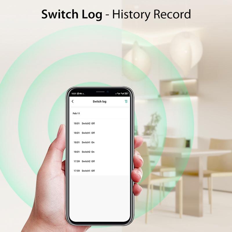 Smart HomeKit WiFi Voice-Controlled Hidden Switch