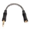 2.5mm To 3.5mm Sound Cable Female To Male Single Crystal Copper Core Gold Plated Connector