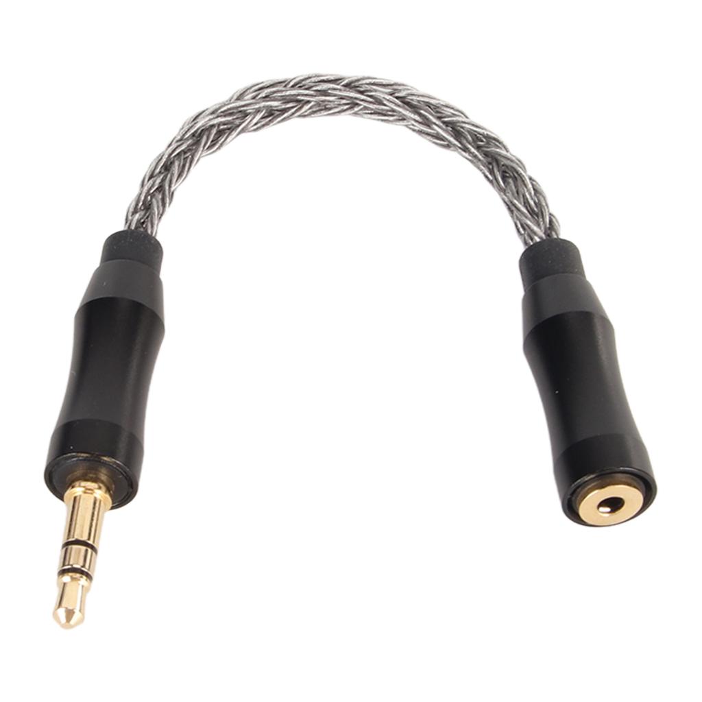 2.5mm To 3.5mm Sound Cable Female To Male Single Crystal Copper Core Gold Plated Connector