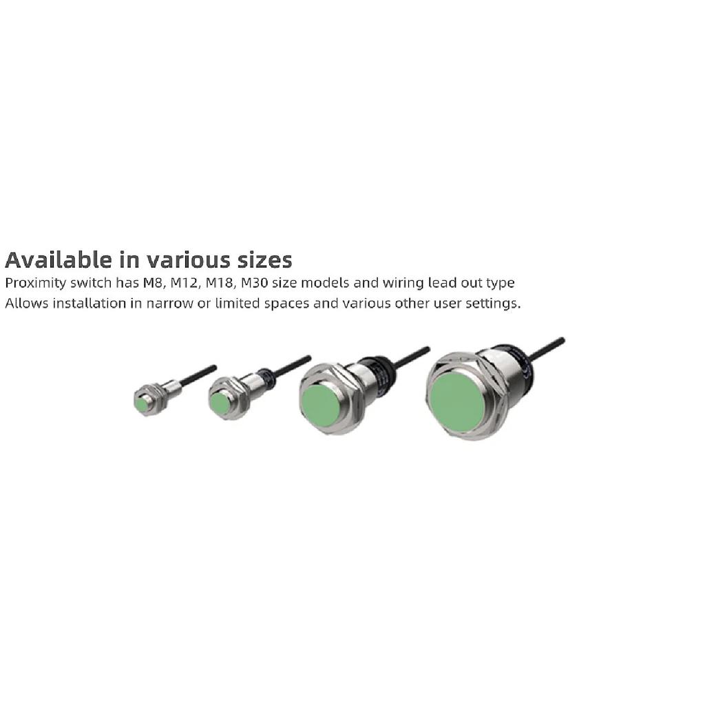 Proximity switch photoelectric sensor M12 PR12-2DP PRT12-2DC PR12-2DP2 PR12-2AC PRT12-2DO PR12-2AO PR12-2DN PR12-2DN2 Flush typ