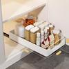 Pull Out Cabinet Organizer Fixed with Adhesive Nano Film Punch-free Heavy