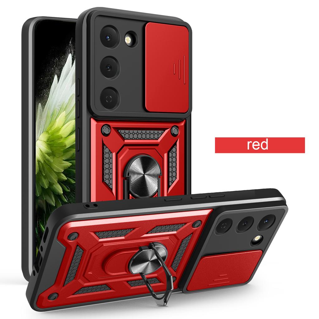 Funda for Tecno Spark 40 Pro 4G Case Slide Camera Protection Ring Stand Shockproof Cover for Tecno Spark 40 Pro 4G Capa Funda