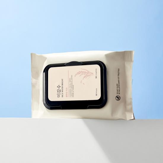 The Face Shop Салфетки для очищения Untreated Water Bright, 50 листов