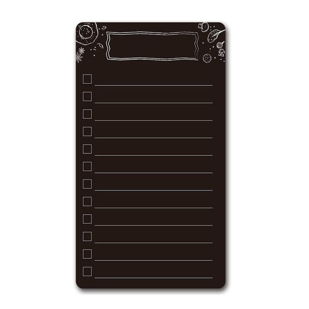 Ежедневник-планер на неделю Магнитный блокнот для холодильника Планер списка покупок Стикер-доска для сообщений Кухня