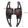 Pair Car Auto Steering Wheel Shift Paddle Extender Stickers Aluminum for 2015-up Ford Focus Kuga, +Ecosport, + Escape