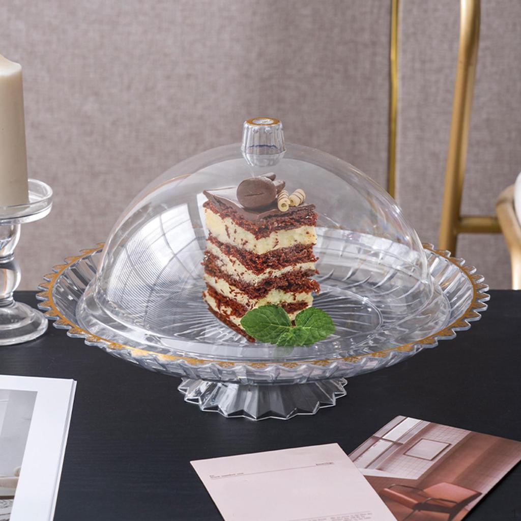 Подставка для торта, тарелки для хлеба, демонстрационная тарелка для десерта, прозрачная тарелка для овощей, поднос для хранения продуктов