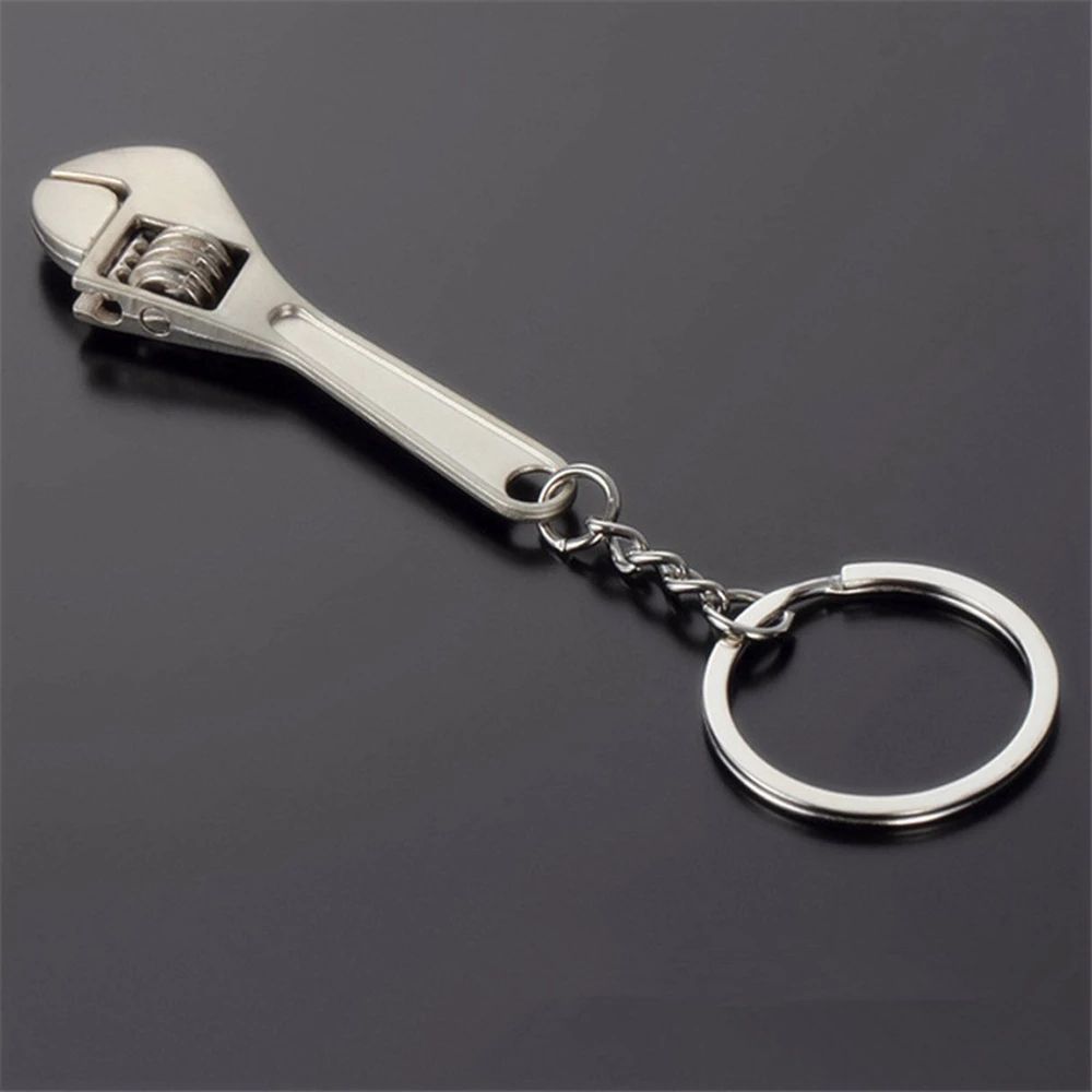 Gift Key Holder Mini Tools Car Key Ring Simulation Spanner Wrench Keychain Spanner Key Chain