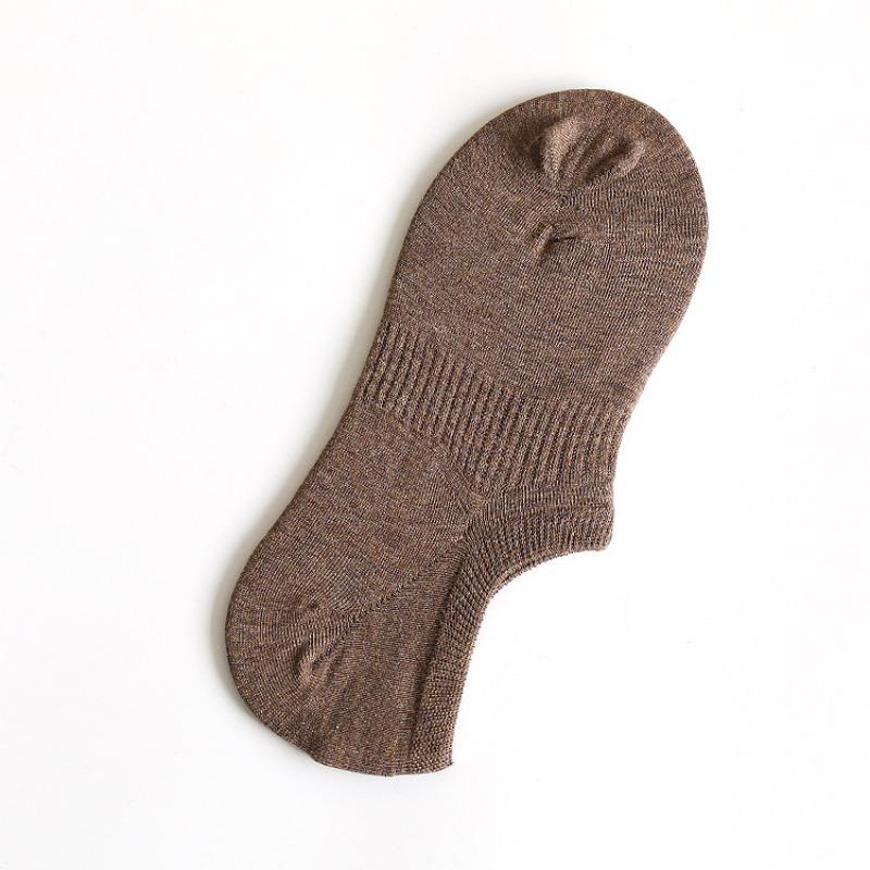 Женские летние тонкие невидимые носки с не скользящей пяткой и мелким вырезом