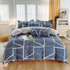 4 Thick Brushed Bed Set Single Dorm Bedding Sheet Pillowcase Quilt Cover Fresh Style