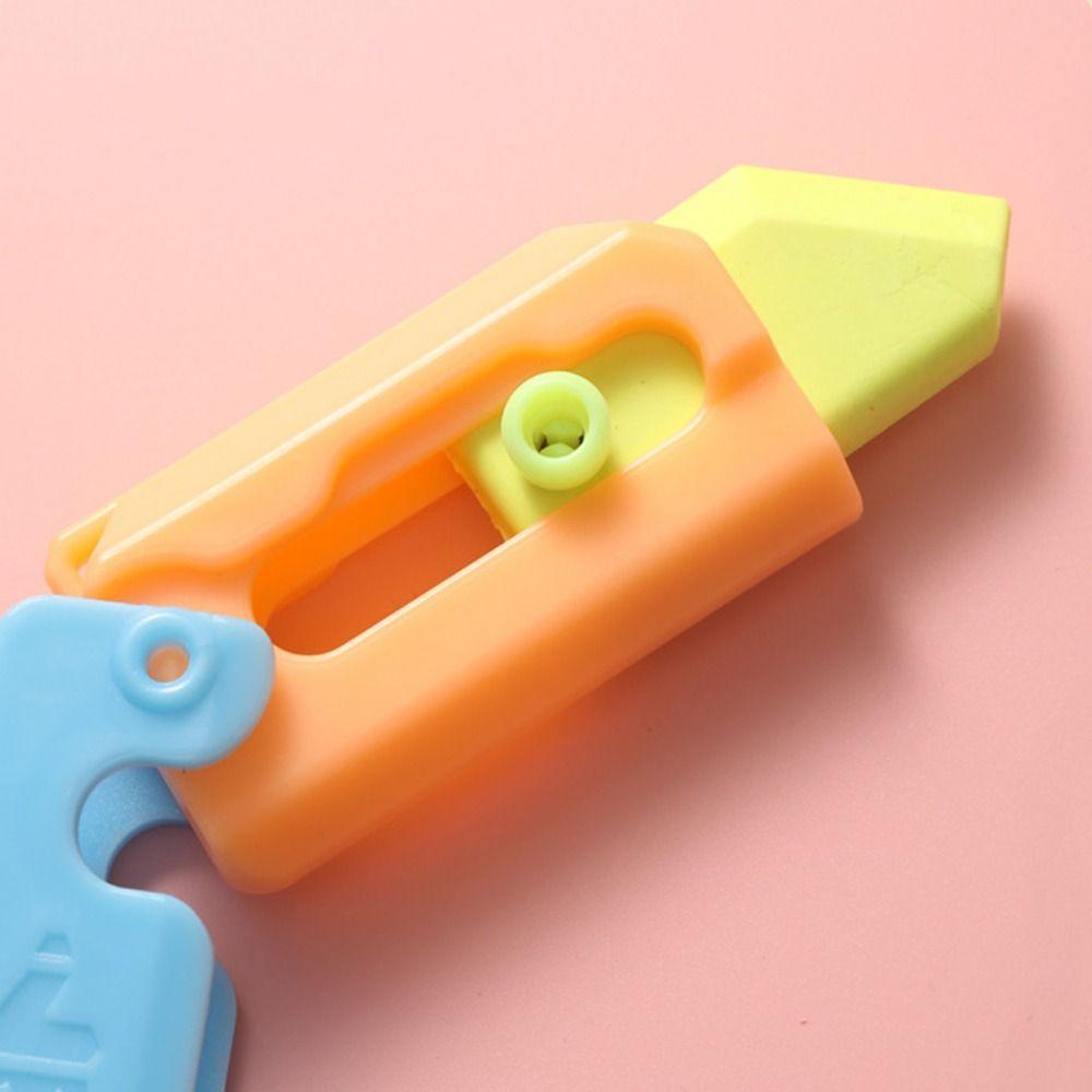 Traceless Pencil Wiping Eraser Relieves Stress Carrot Eraser Kawaii Fidget Toys Eraser  Writing