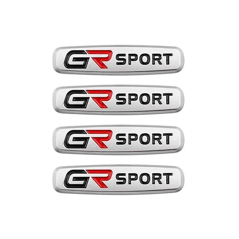 3D Автомобильная Наклейка Логотип Металлический Сплав Маркировка Эмблема Значок Наклейки для Toyota sport GR Sport C-HR RAV4 Avensis Prado Авто Аксессуары