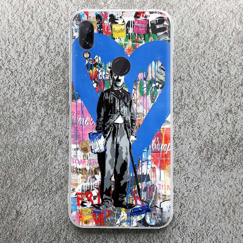 Banksy Graffiti Art Print Soft Case for Xiaomi Redmi Note 10 9 9S 8 Pro 7 Phone Shell Mi 15 Ultra 14 12T 11T 10T 9T 12 11 Lite M