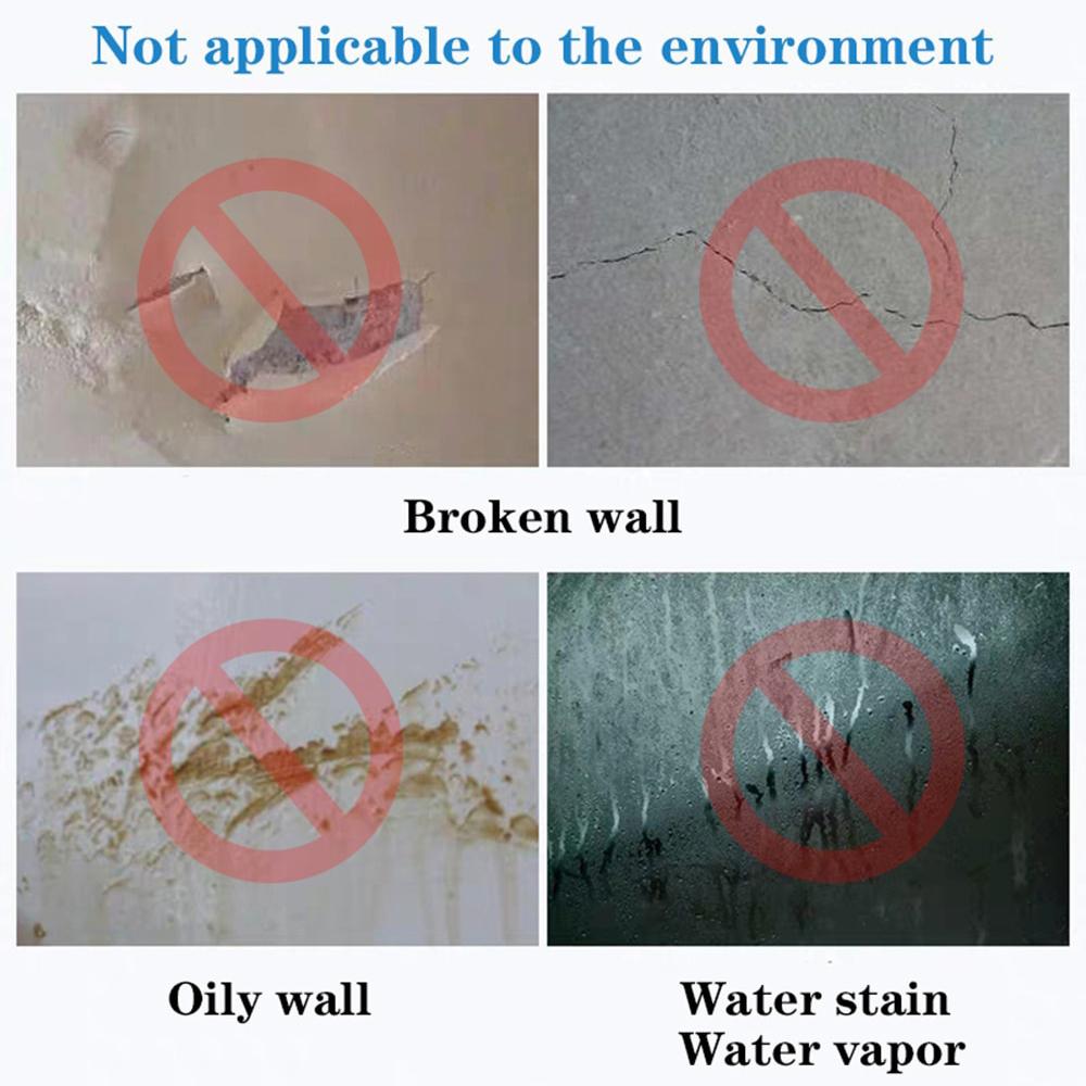 Transparent Washable and Reusable Double-sided Adhesive Hook Tape 30mm×1mm×3m