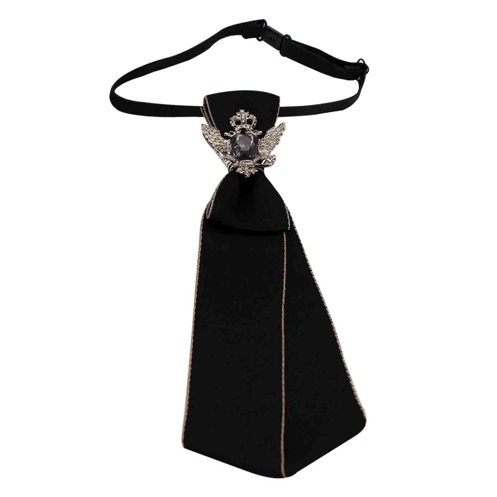 Punk Jewelry Bowtie Crystal Pendant JK Shirt Decoration Fashion Cravat Men Women