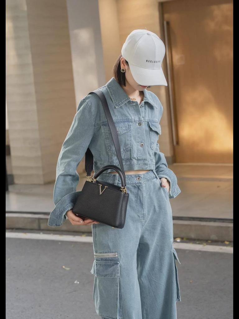 Роскошная сумка из коровьей кожи в форме буквы V - модная женская сумка-тоут и сумка через плечо