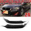 Gloss Black Bumper Side Splitter Cover Lip Fog Lamp Air Vent Spoiler For BMW 3 Series E90 325i 335i Sedan LCI 4 Door