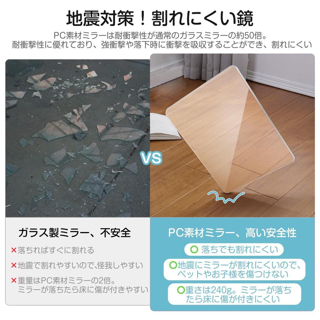 Ванная комната Rebebe Bath Unbreakable Earthquake Magnetic Strong Magnetic Подходит для Может быть свободно закругленной ванной Bath Magnet x [Незапотевающее зеркало] Зеркало,