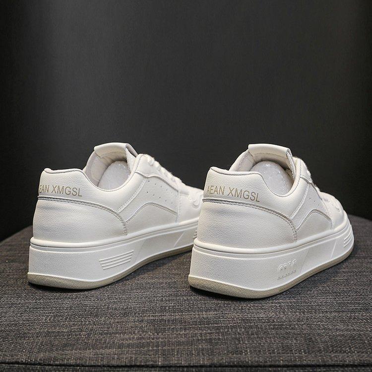 Маленькие белые туфли женские 2025 весна и осень новые универсальные платформа досуг спорт студенты маленькие белые туфли кеды женские