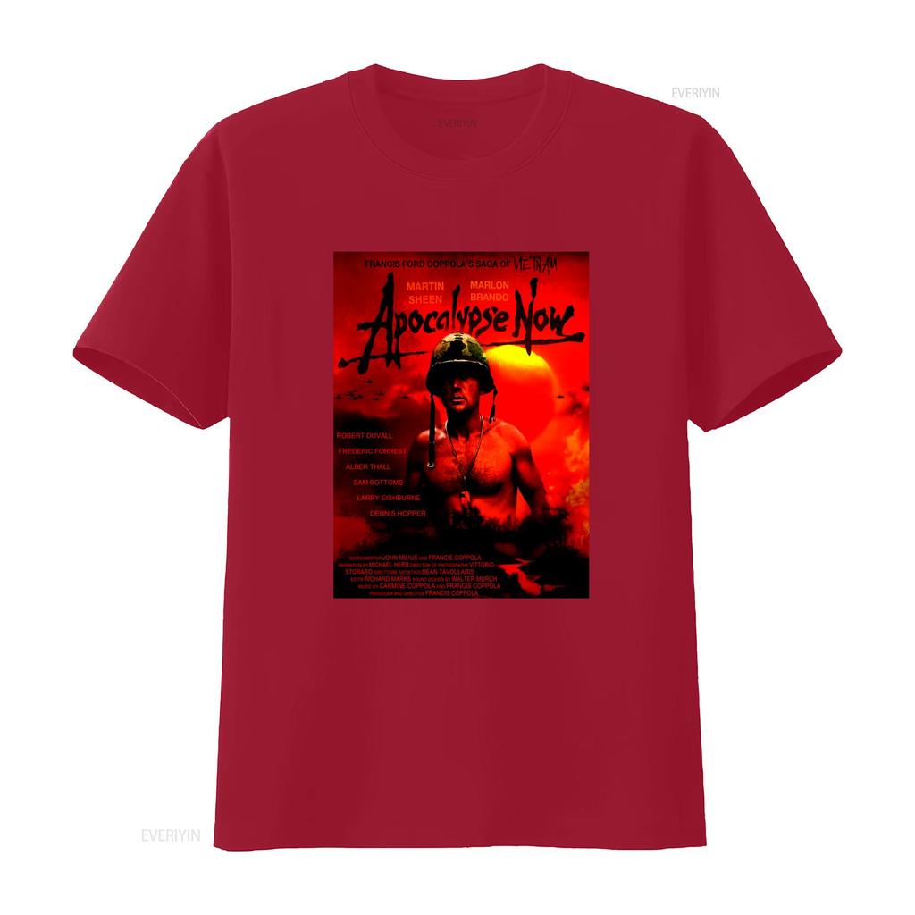 Apocalypse Now V33 Movie Poster Print Mens T Shirt Available in Sizes S 5XL vintage Washed Stylish fashion graphic Versatile