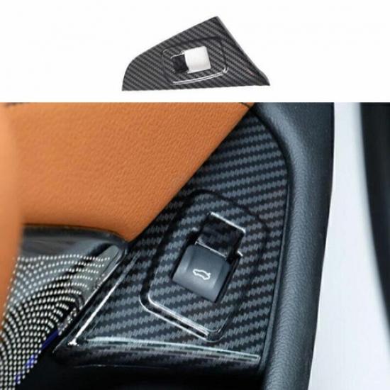 For BMW 5 Series M5 2017-2023 Carbon Fiber Tailgate Trunk Open Button Cover Trim