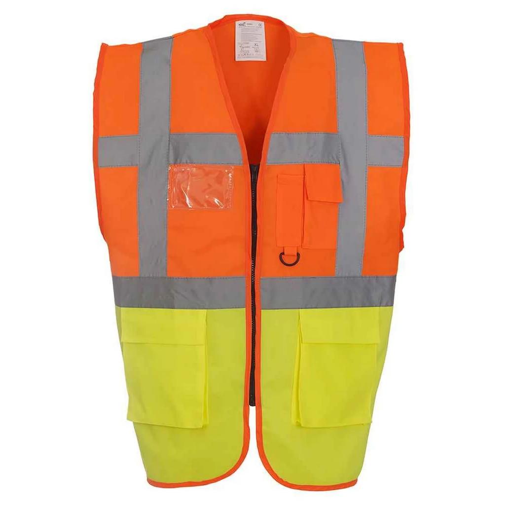 Yoko Unisex Adult Executive Recycled Hi-Vis Waistcoat
