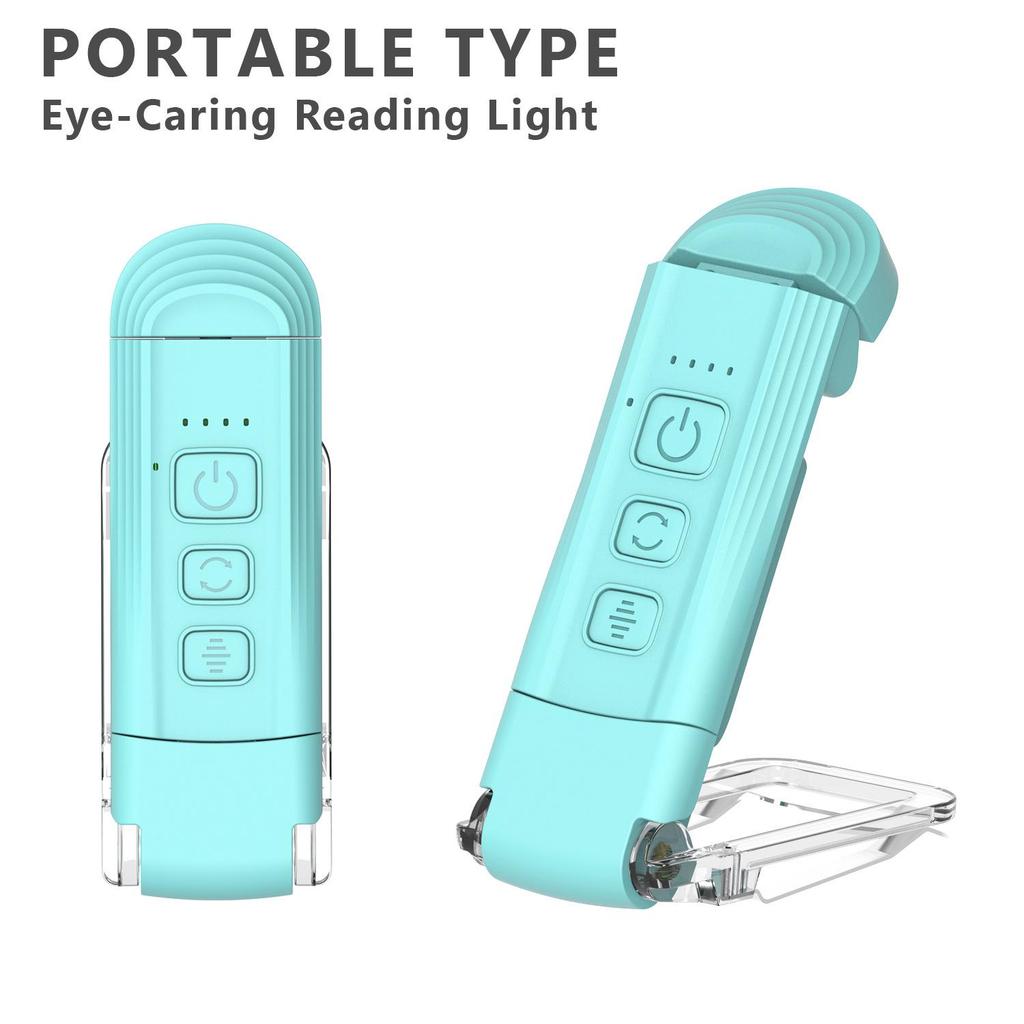 USB Rechargeable LED Book Light: Portable, Eye-Friendly Clip-On for Night Reading