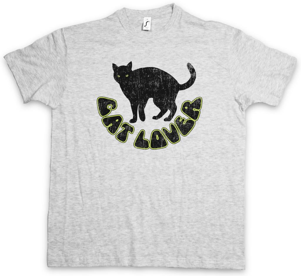 CAT LOVER T Shirt Mens Womens Tees Top Cats Lover Cat Kitty Kitten Rockabella Love Love Pet