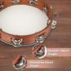 Wooden Tambourine Drum 4/6/7/8/9/10in Percussion Drum Tambourines Musical Instrument  Party