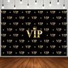 1 VIP Photography Background Royal Crown Black Gold Graduation Ball Birthday Party Banner Photo Studio Image Background