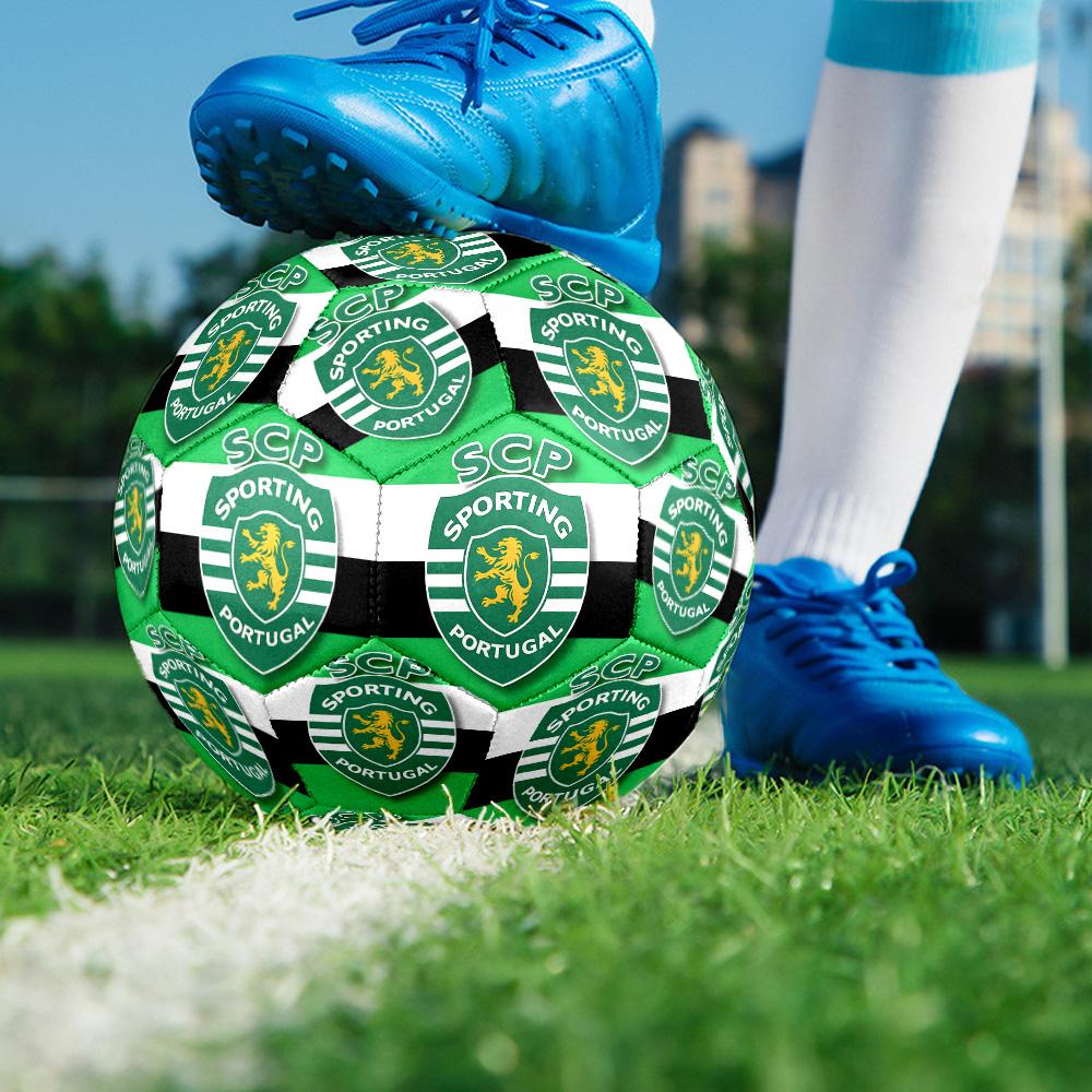 Sporting Portugal Crest Size 5 Soccer Balls, High-Quality, Anti-Slip, Protective Football, a Unique Gift Suitable for Birthdays, Christmas