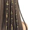26pcs Butterfly Dreadlocks Beads Dread Locks Hair Braid Tubes Hollow Out Hair Ring Women