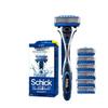 razor kit: 1 handle + 5-layer blade + 4 refills