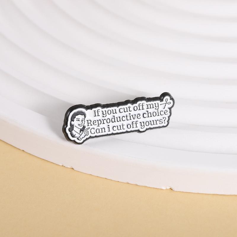 Феминизм Эмалевые Значки Репродуктивный Выбор Броши Значки на Лацкан Винтаж Ретро 80-е 90-е Права Женщин Ювелирные Изделия Подарок для Друзей