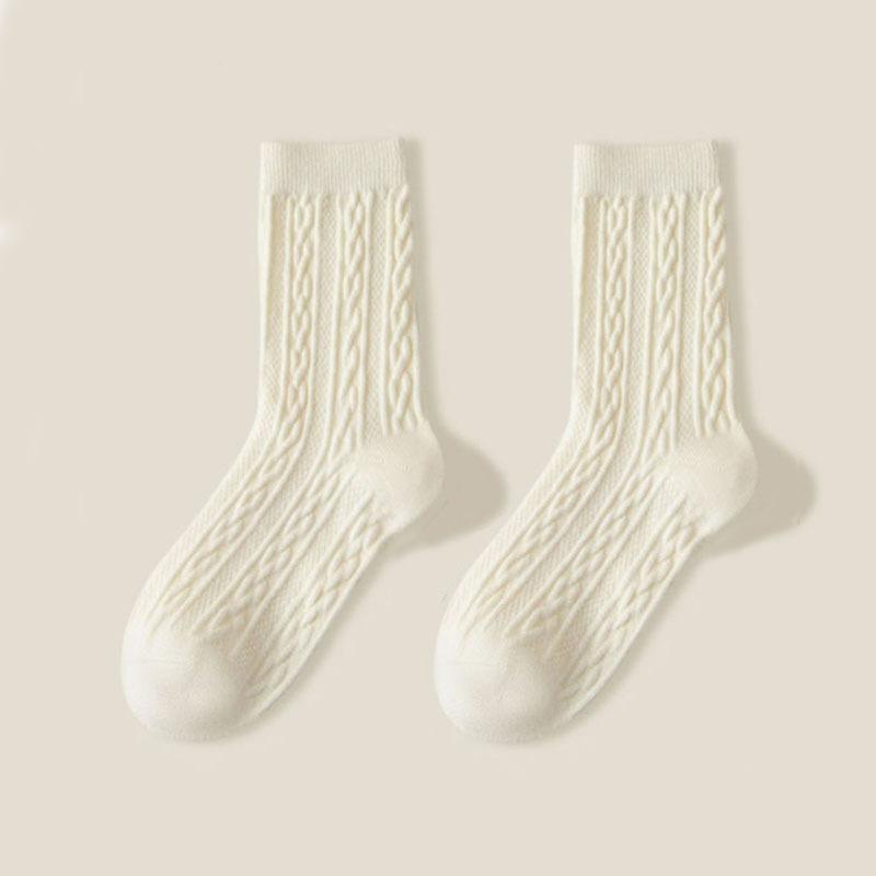 New Cool Women Fashion Vintag Cotton Long Thin Sock Female Spring Summer Autumn Lady Casual Girl Middle Tube Socks For Women