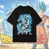 2026 Новая футболка с принтом Goku Blue Shenron из Dragon Ball, мужская и женская, мужские топы, спортивная футболка, Харадзюку