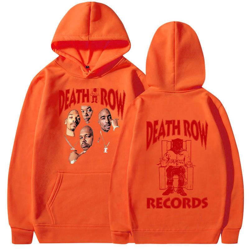 Худи Death Row Records Мужское Женское Высокое Качество