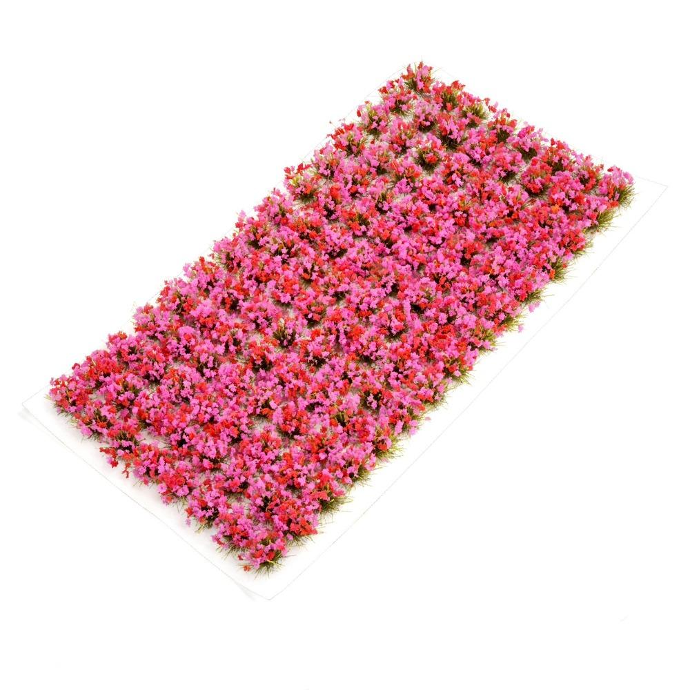 Симуляция Миниатюрный Цветок Трава Модель Изготовление Железнодорожный Поезд Статическая Трава Пучок Смола Луговой Пейзаж Мини Цветочный Пучок