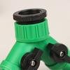 2-Way Garden Tap Water Splitter 3/4" Female Thread Garden Hose Y Type Watering Adjustable Switch Water Controller Valve